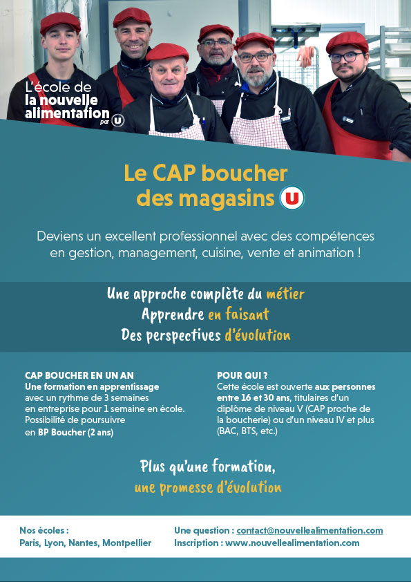 Le CAP boucher des magasins U