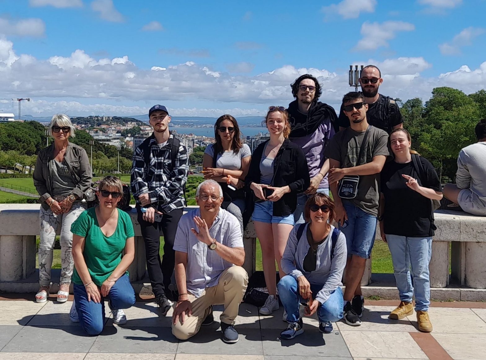 7 Jeunes de la Mission Locale Tarn Sud en stage professionnel Erasmus+ à Lisbonne, Portugal.